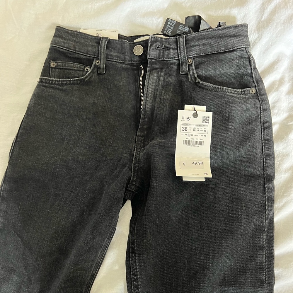 Zara slim black jeans